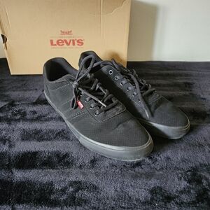 Levi's Black Sneakers Low-Top Canvas